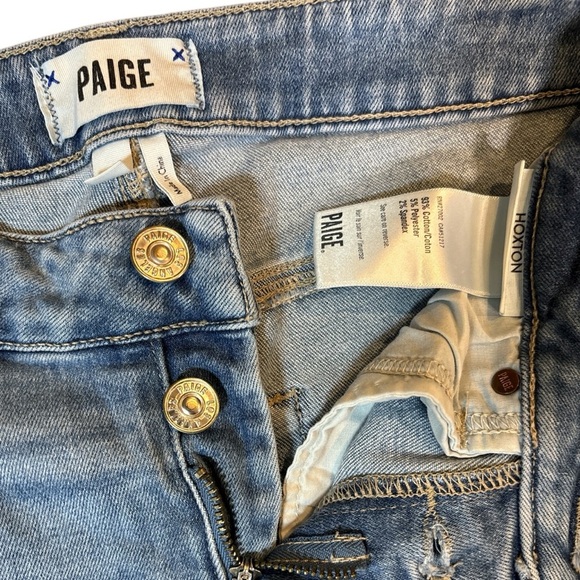 PAIGE Hoxton slim light wash Jeans 28 - Picture 6 of 9